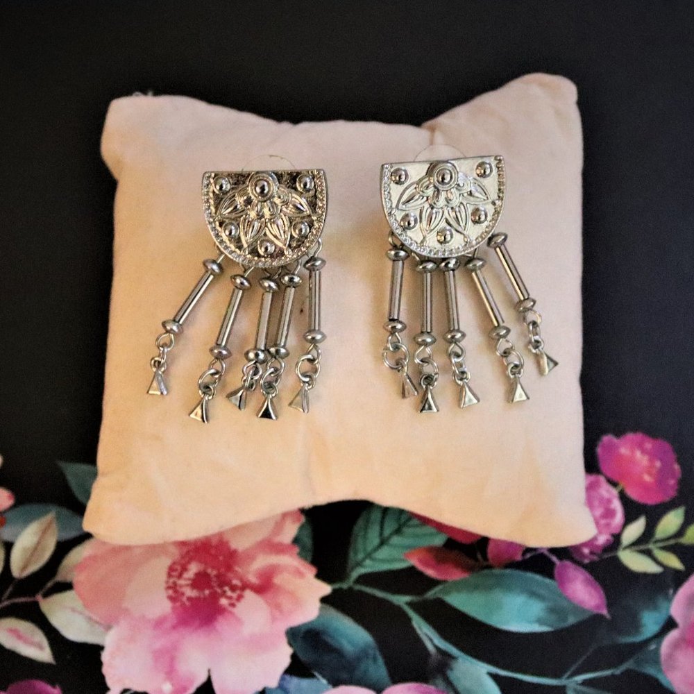 Silver Chandelier Earrings